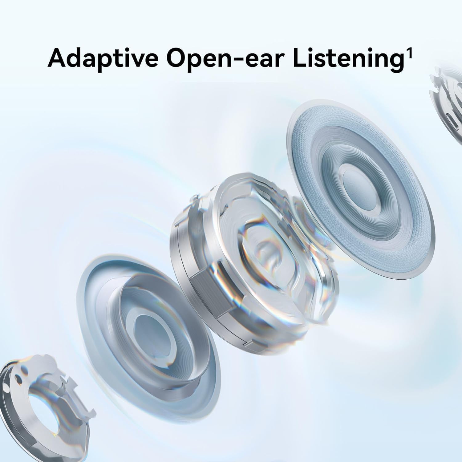 HUAWEI FreeClip 2, Open-Ear-Kopfhörer, Kabellos Bluetooth Kopfhörer, Besonders leicht für ganztägigen, 38 Stunden Akkulaufzeit, iOS & Android™, IP57, Blau