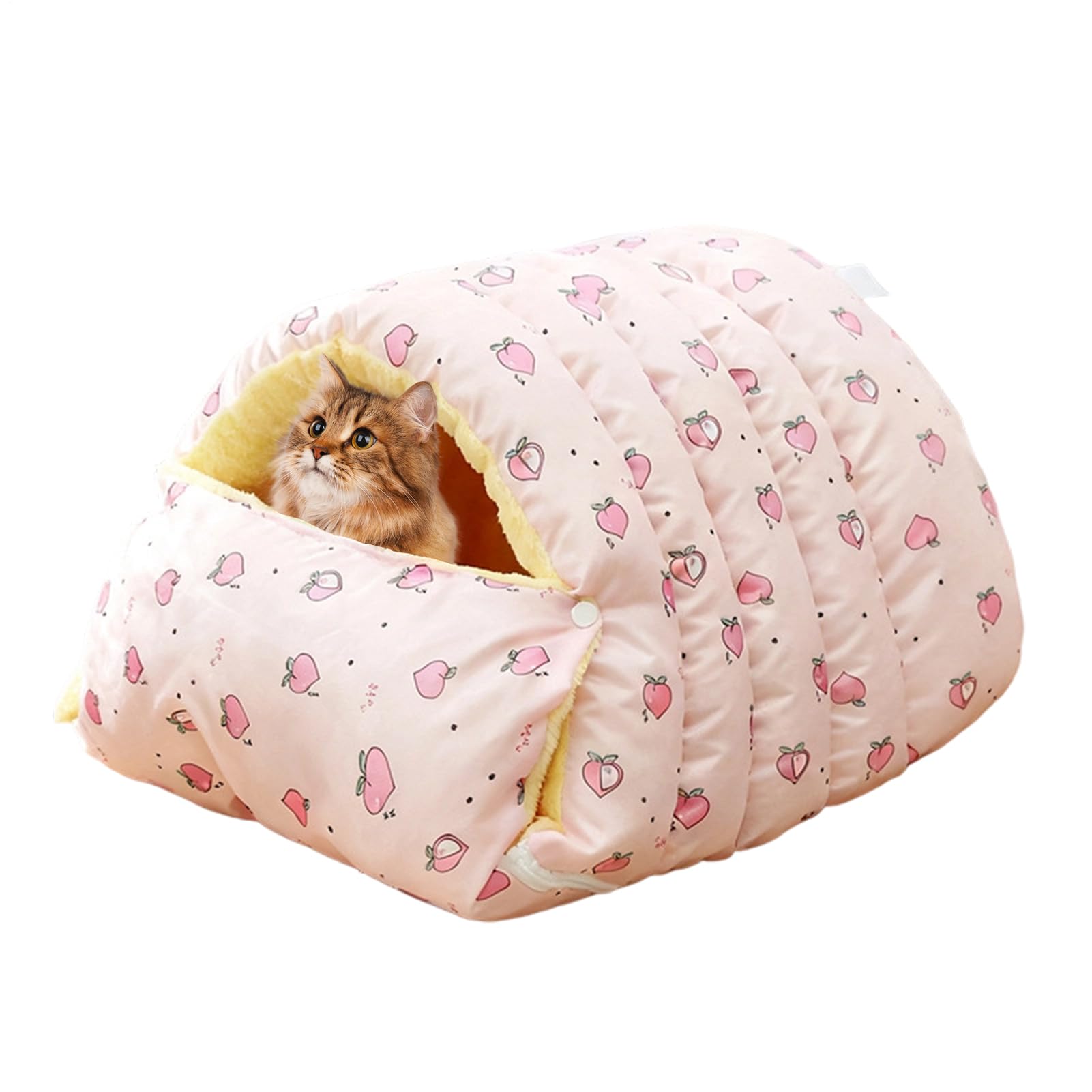Panier d'hiver pour chat et petit chien | Maison de couchage douce