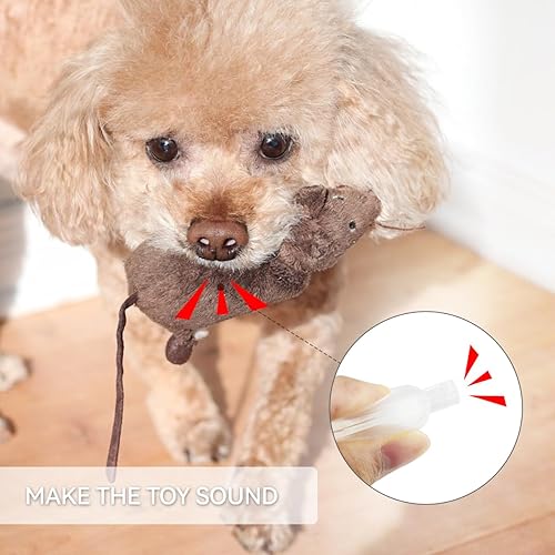 Miniatura 4 de yuntop 50 piezas de chirriadores para juguetes para perros, reemplazo de inserción de ruido de 1.181 in para suministros de mascotas juguetes para