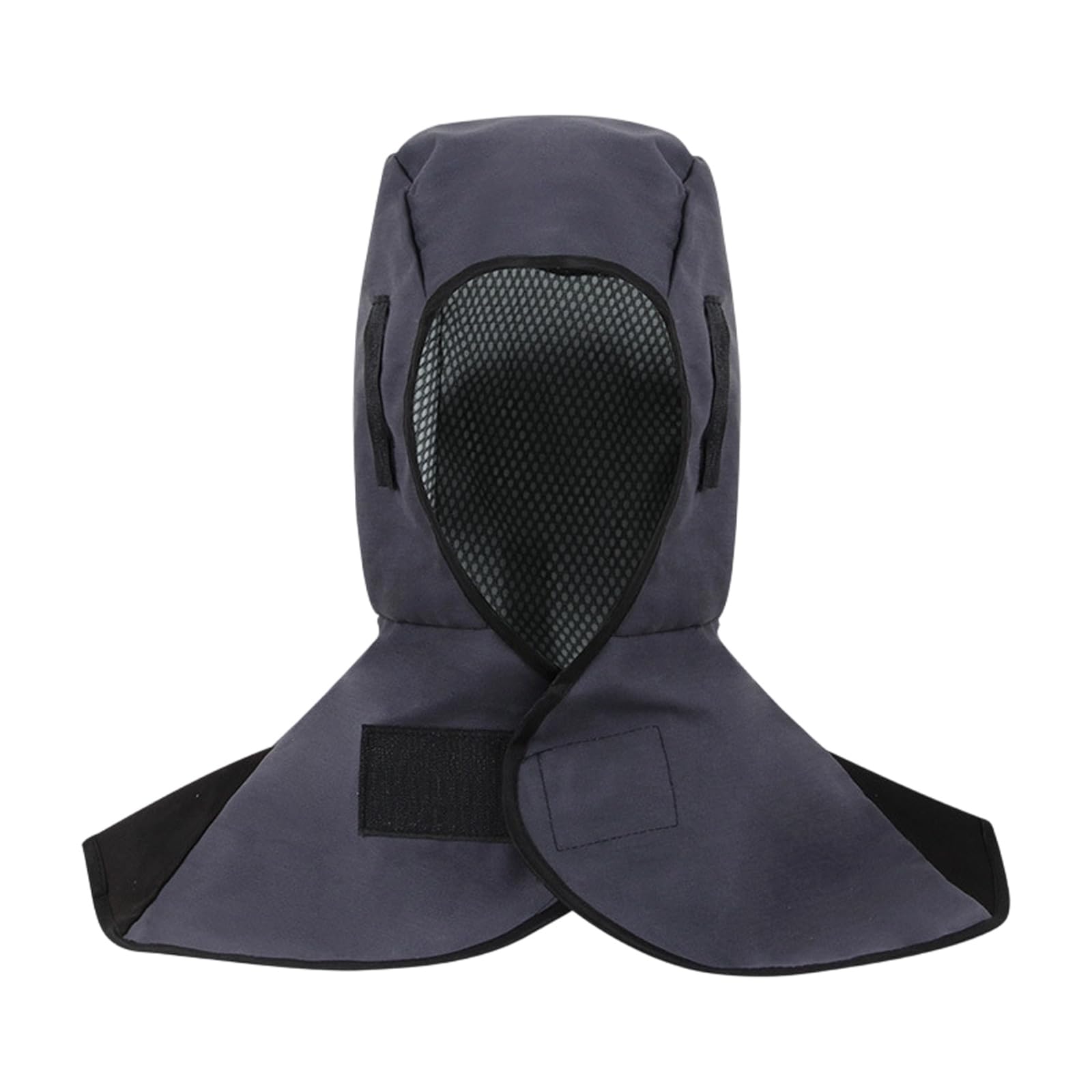 Crffz Grey Welding Head Cover With Extended Neck Guard Prevents Against Debris During Soldering Tasks Welding Head Cover