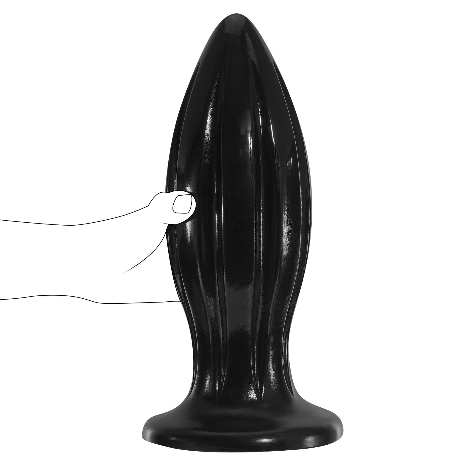 Huge Anal Plug, Giant Prostate Dildo Egg Ball Fantasy Buttplug