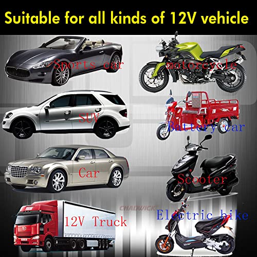 Chadwick Car Horn Siren Alarm,Universal Car Alarm Security Protection System With 2 Remote Controls,7-Level Sensitivity,12V,Anti-Theft Device,No Thread Trimmin,Non-Destructive Installation (Cw-8182) #TOP7