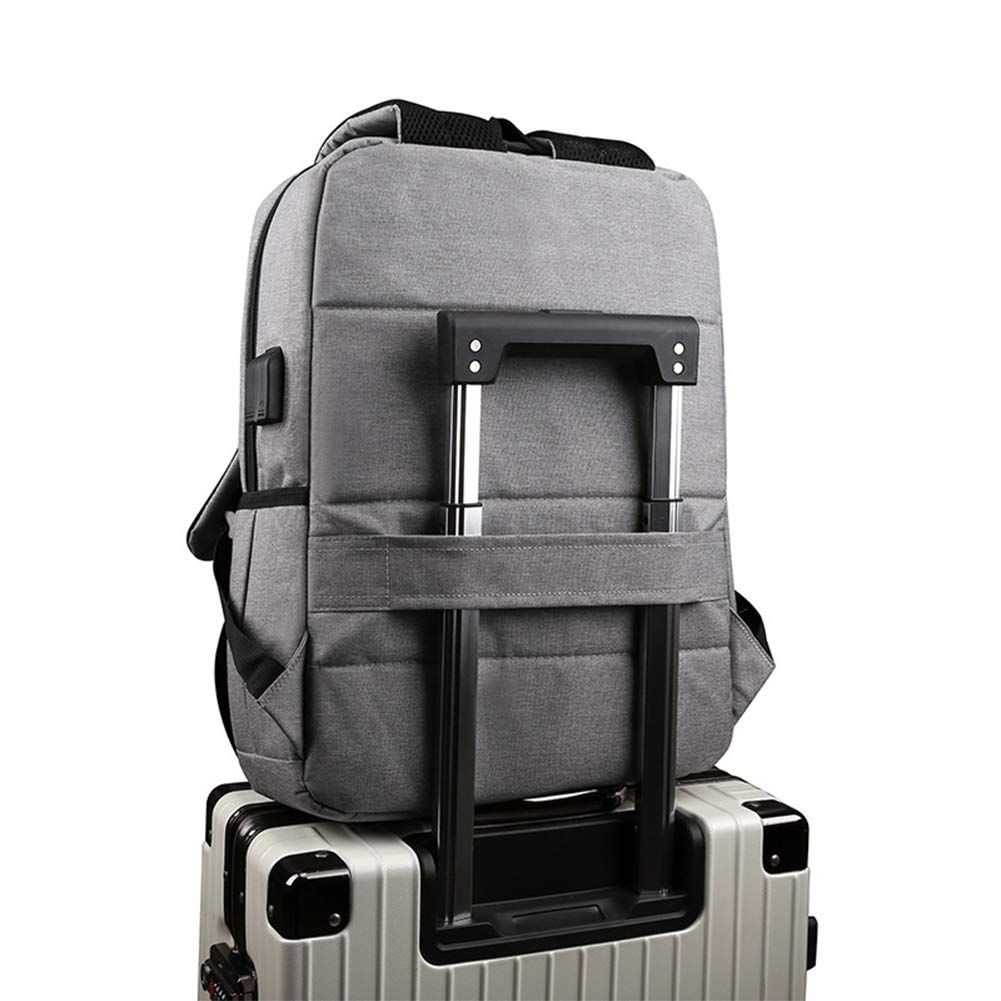Plecak podróżny 15.6 plecak na laptopa męski USB Anti-Theft plecak dla młodzieży torba szkolna, czarny