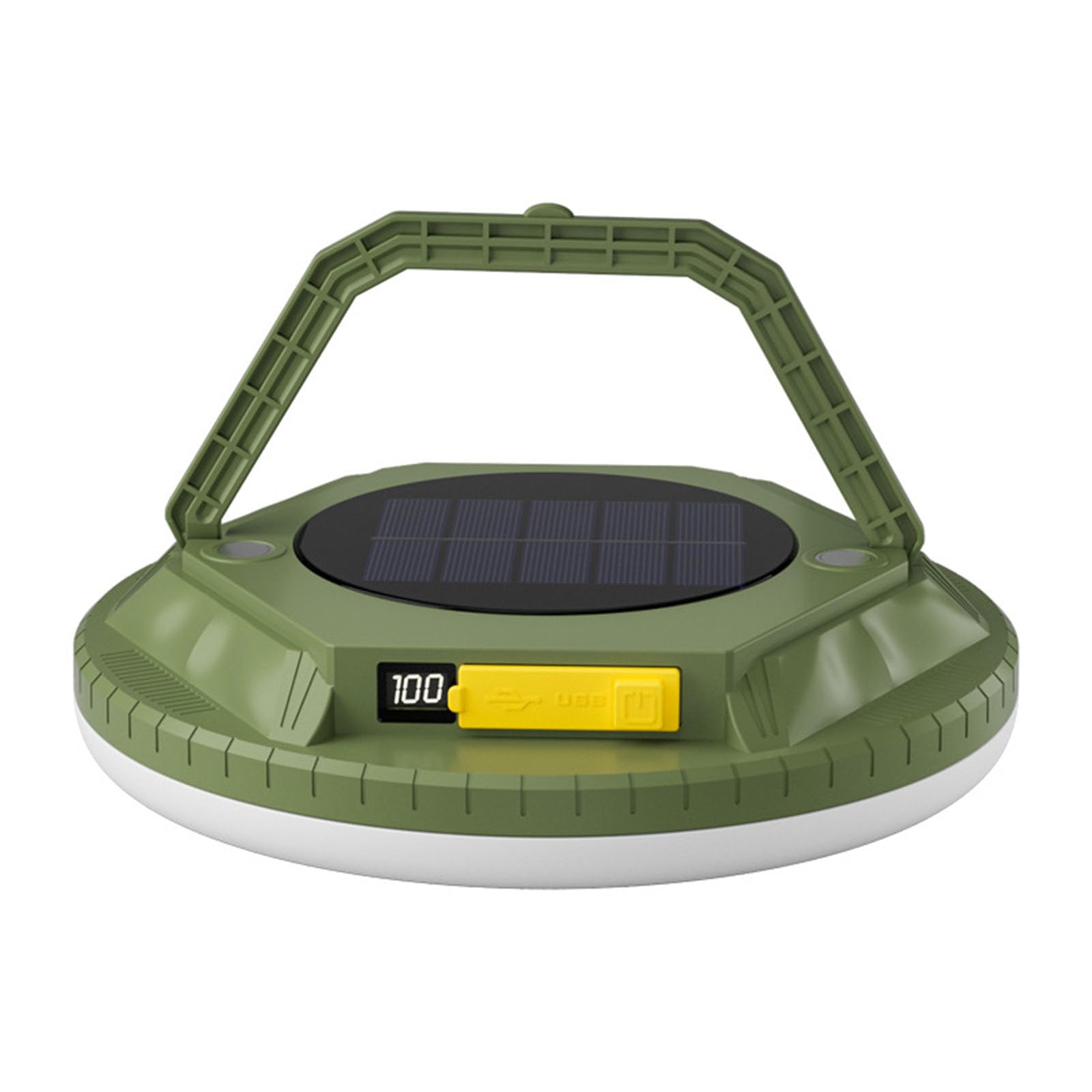 Rechargeable Solar Light with Large Battery Charging for Hanging Adventures Rainproof USB C Rechargeable