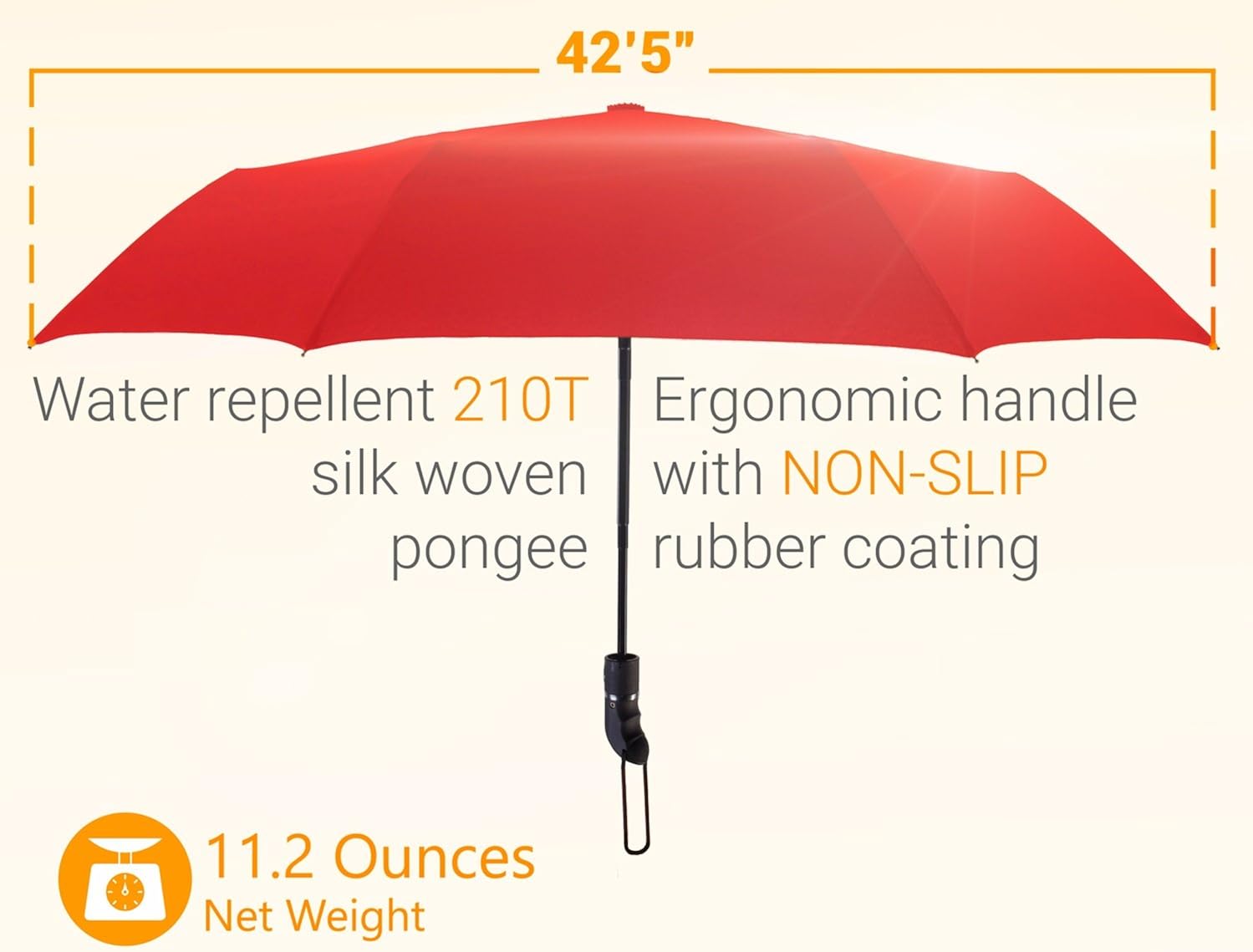 Travel Windproof Umbrella Auto Open Close – Strong and Lightweight