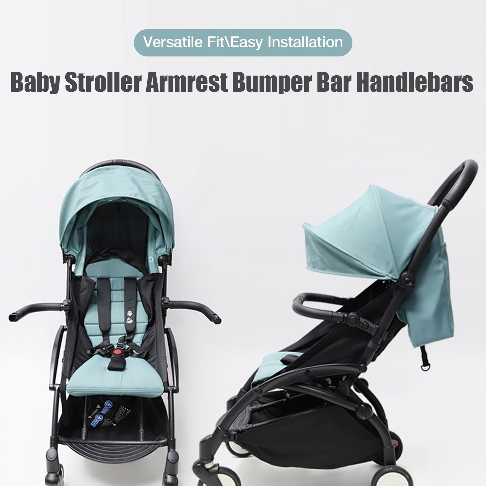Barra paraurti per passeggino | Bracciolo per passeggino | Manubrio per bracciolo | Accessori per passeggino