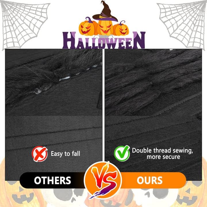 Miniatura 4 de Rypet Disfraz de araña para mascotas, disfraz de araña de Halloween para gatos y perros pequeños a medianos, disfraz de fiesta de Halloween,