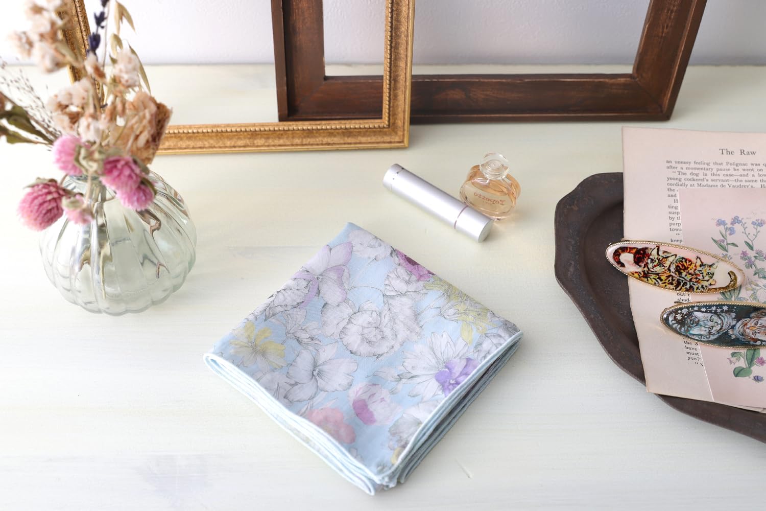 DDintex Floret London Mellow Cloth LL Rest Blue 50x50cm [Liberty Print]