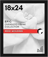 Vista 147 de Americanflat - Marco para cuadro de 16x20 con plexiglás pulido - Marcos anchos para cuadros fabricados en madera de ingeniería para exhibición