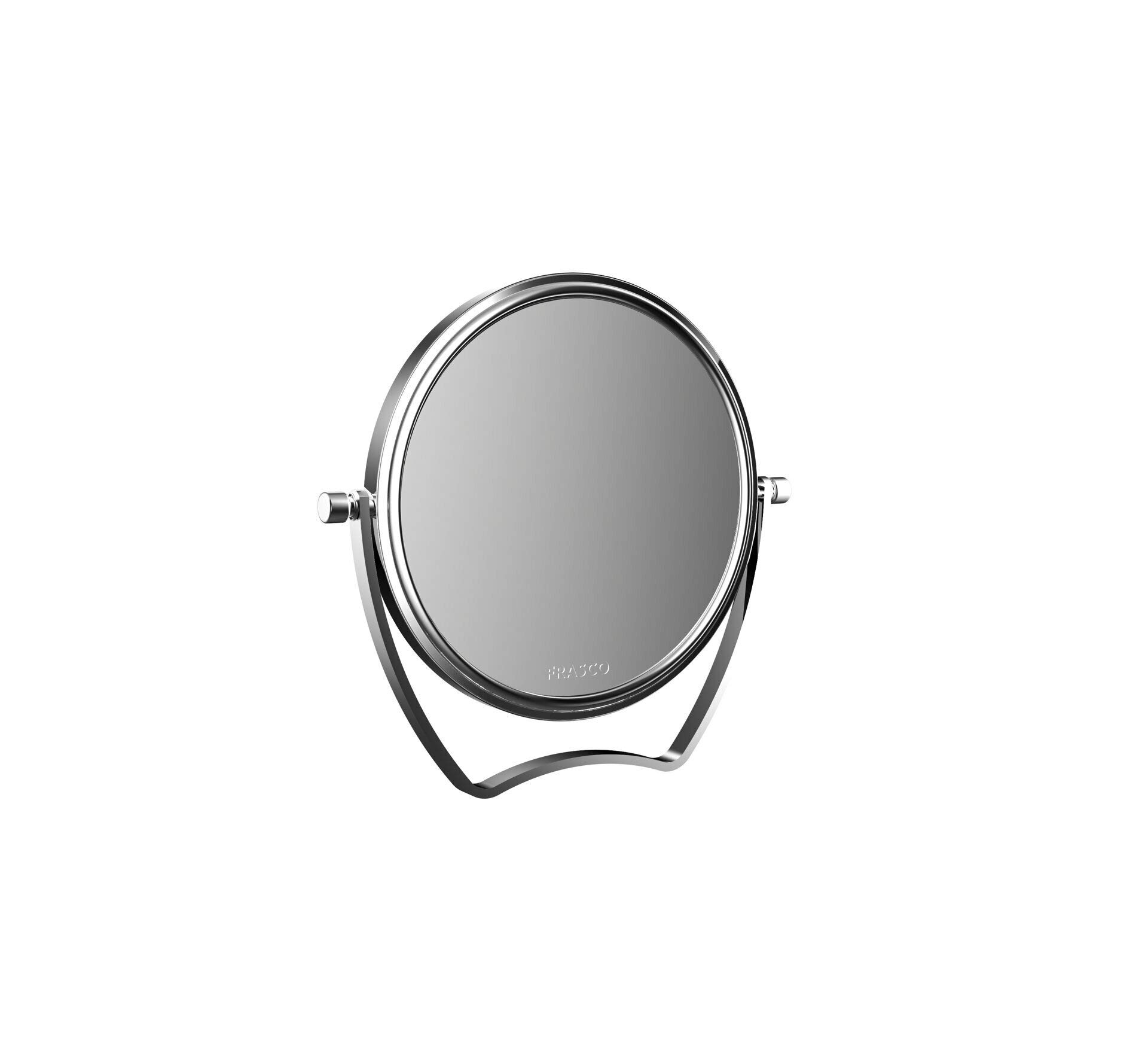 Miroir de voyage Frasco Ø 140 mm avec 5 compartiments pour maquillage et bijoux