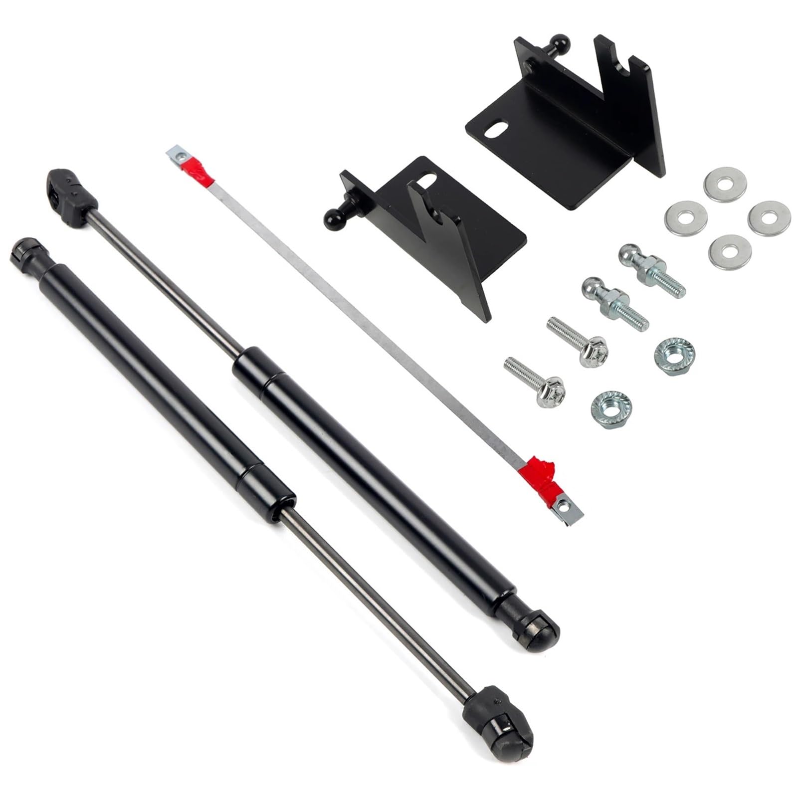 Pasuje do Mitsubishi Pajero V80 V93 V95 V97 V98 2007-2021 Przednia maska ze stali nierdzewnej, amortyzatory podnoszenia maski Gas Struts Springs Boot Struts