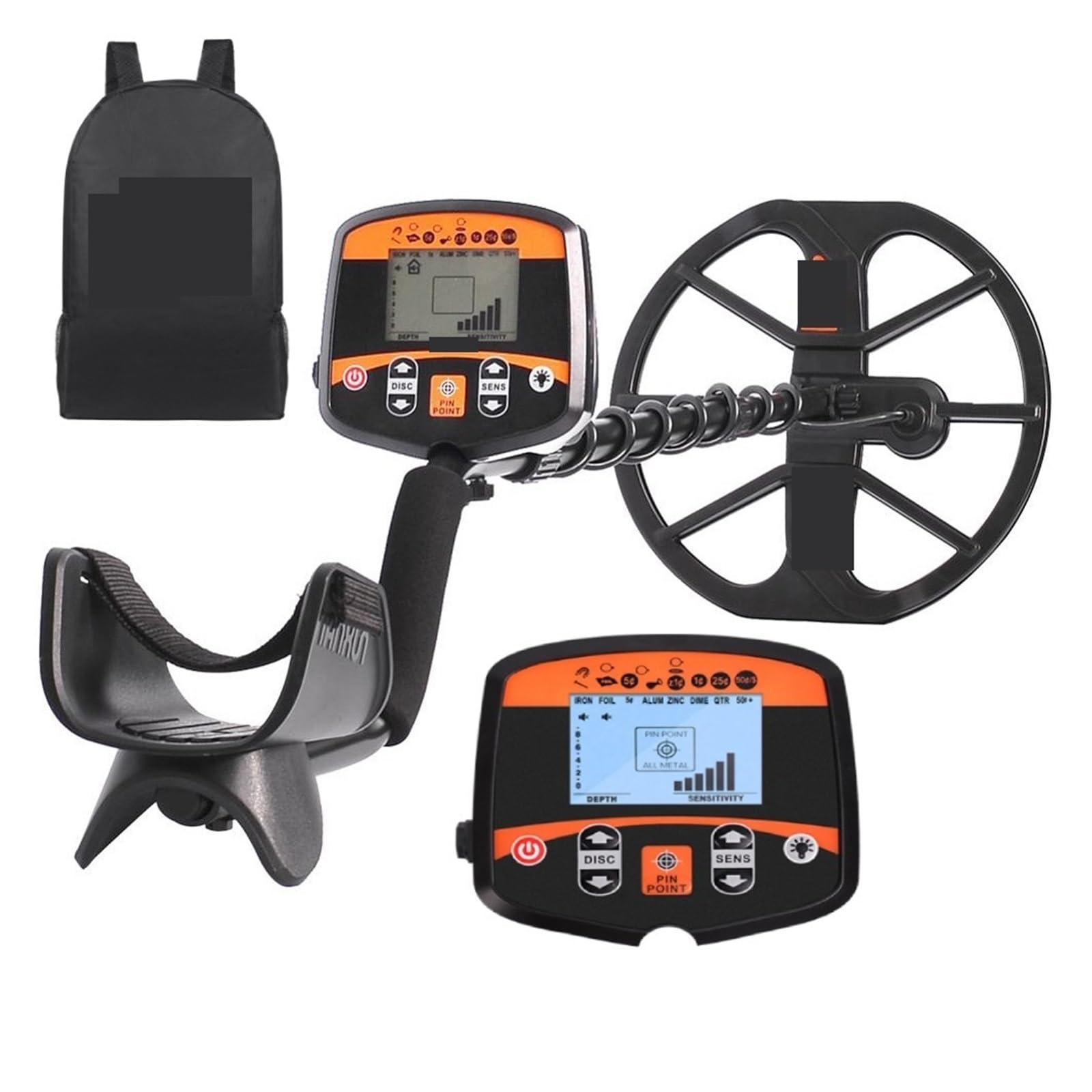 Metal Detector, TX-960 Underground Metal Detector Search Pinpointer Gold Detect Treasure Hunter Scanner