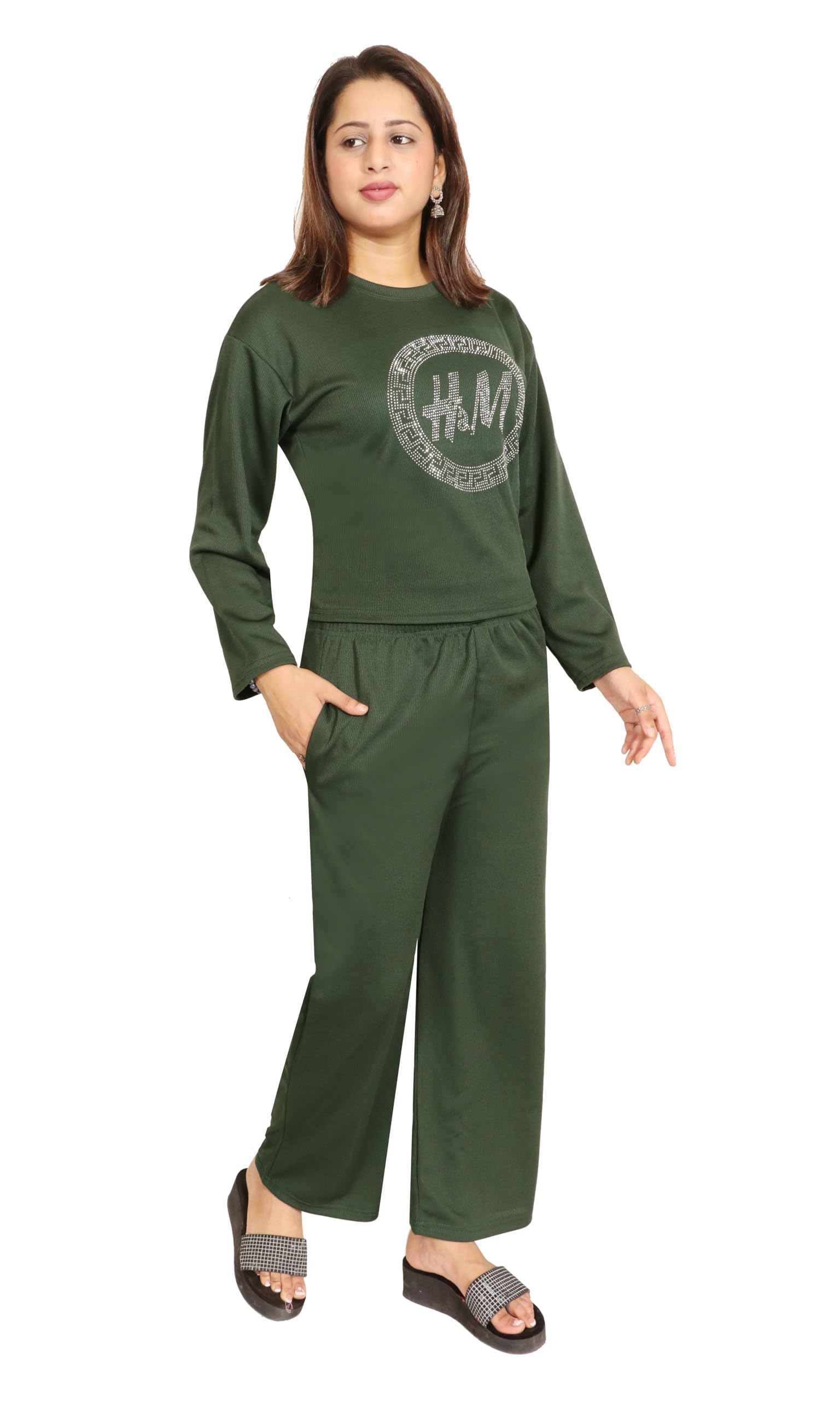 K.V. ENTERPRISES Women Full Pair Set for Women Top & Bottom Set | Stylish Top Set for Women | Dress for Women | Fancy Co-Ord Set