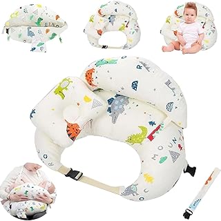 richtots Premium Cotton Newborn Nursing Feeding Pillow, Breastfeeding Pillows with Removable Cover, Infant Support for Baby & Mom Cradle 0-24 Months (Pillow)-picture-25