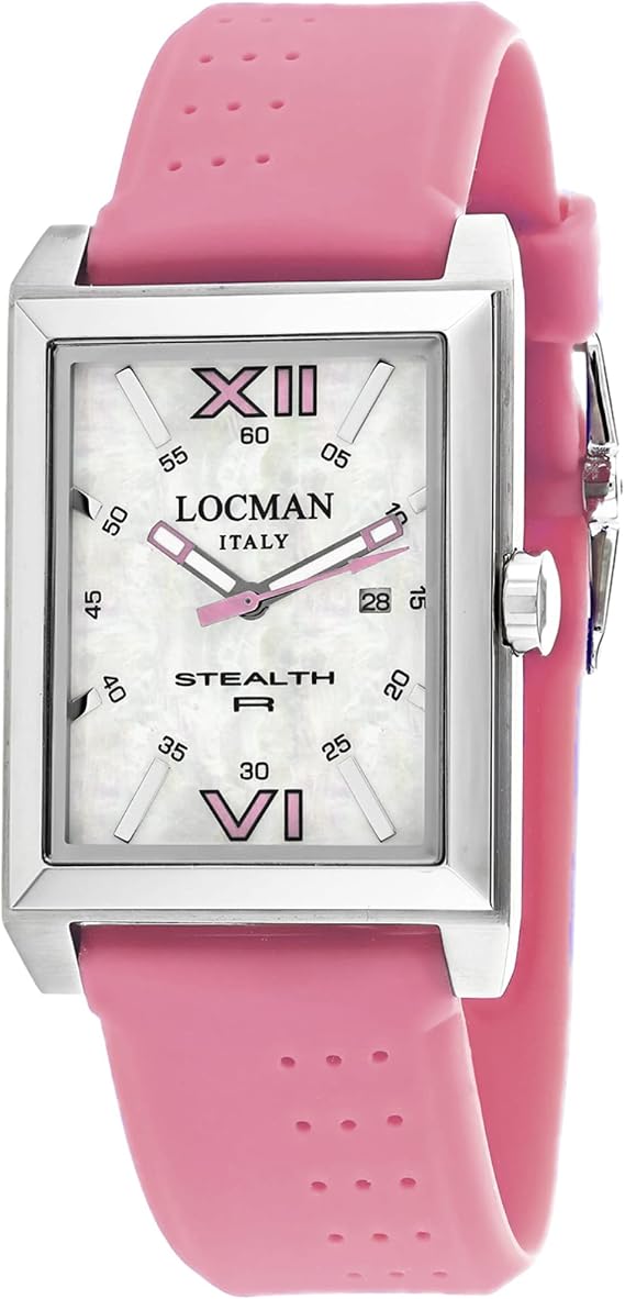 Locman Men Analog Quartz Watch with Rubber Strap 241MOPPK1PK