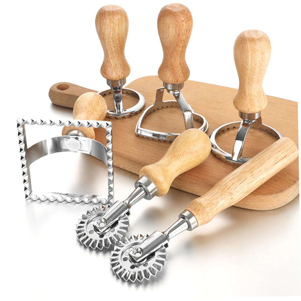 PRETYZOOM 4piezas Troqueles Para Cortar Pasteles Moldes De Aleación Para Galletas Utensilios Para Hornear Molde Para Hornear