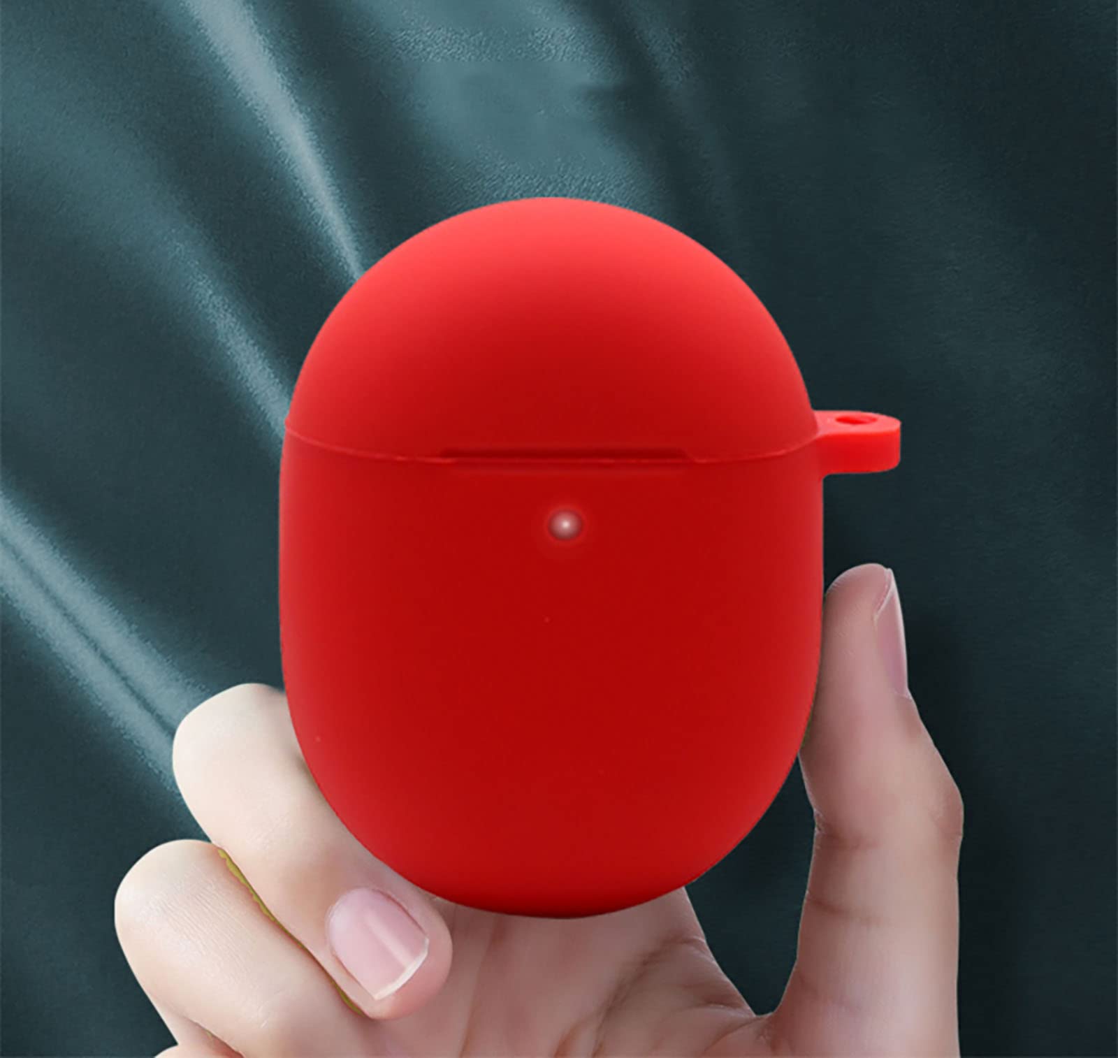 Custodia In Silicone Morbido Per AirPods 4 2024 - Cover Protettiva Con Moschettone E Ricarica Wireless - Foto 6