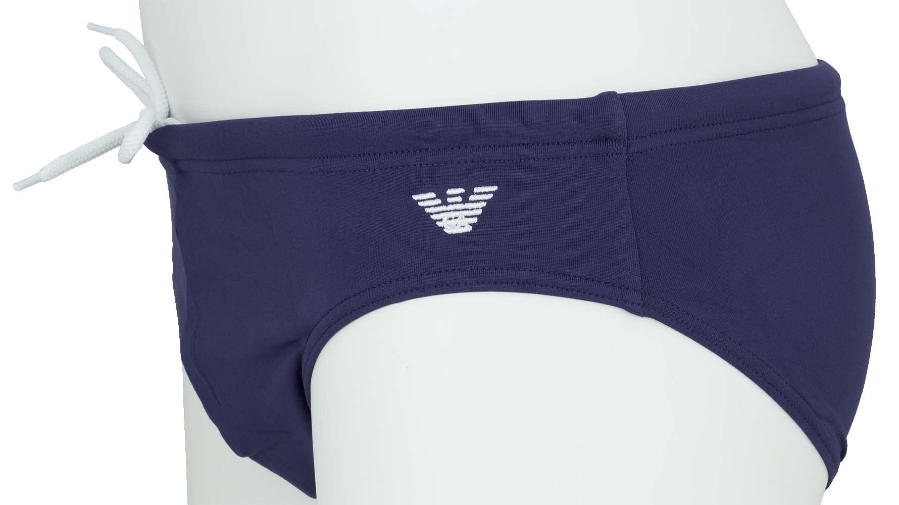 Emporio Armani Swimwear Brief Embroidery Logo Slip da Bagno Uomo