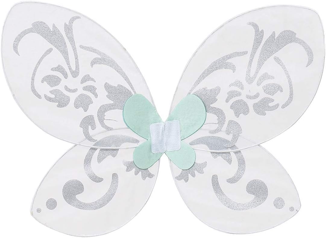 Fairy Costume Dress for Girls, Green Princess Flower Girl Dress, Tutu Dress with Headband and Wings - Image 6