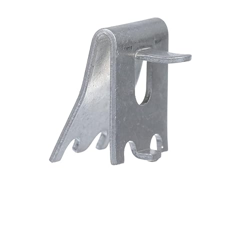 Miniatura 3 de Paquete de 32 clips universales de aluminio para estantes comerciales, estantes de exhibición, congeladores y refrigeradores, clip de repuesto para