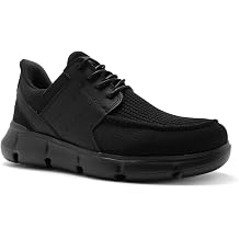 Mens Orthopedic Slip On Loafers, Casual Dress Shoes for Business Work - Arch Support for Plantar Fasciitis, Comfortable Walking Shoes for Flat Feet, Foot & Heel Pain Relief, Ideal for Standing All Day