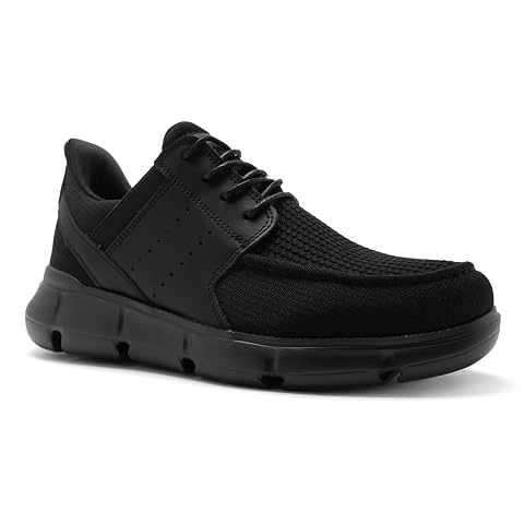 Mens Orthopedic Slip On Loafers Casual Dress Shoes for Business Work - Arch Support for Plantar Fasciitis Comfortable