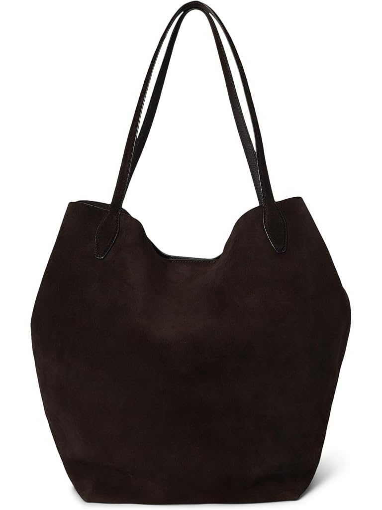 Brown Madewell Oversized Soft Grain Shopper - Suede