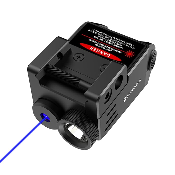 Buy TOUGHSOUL Pistol Blue Laser Light Combo Powered by Rechargeable
