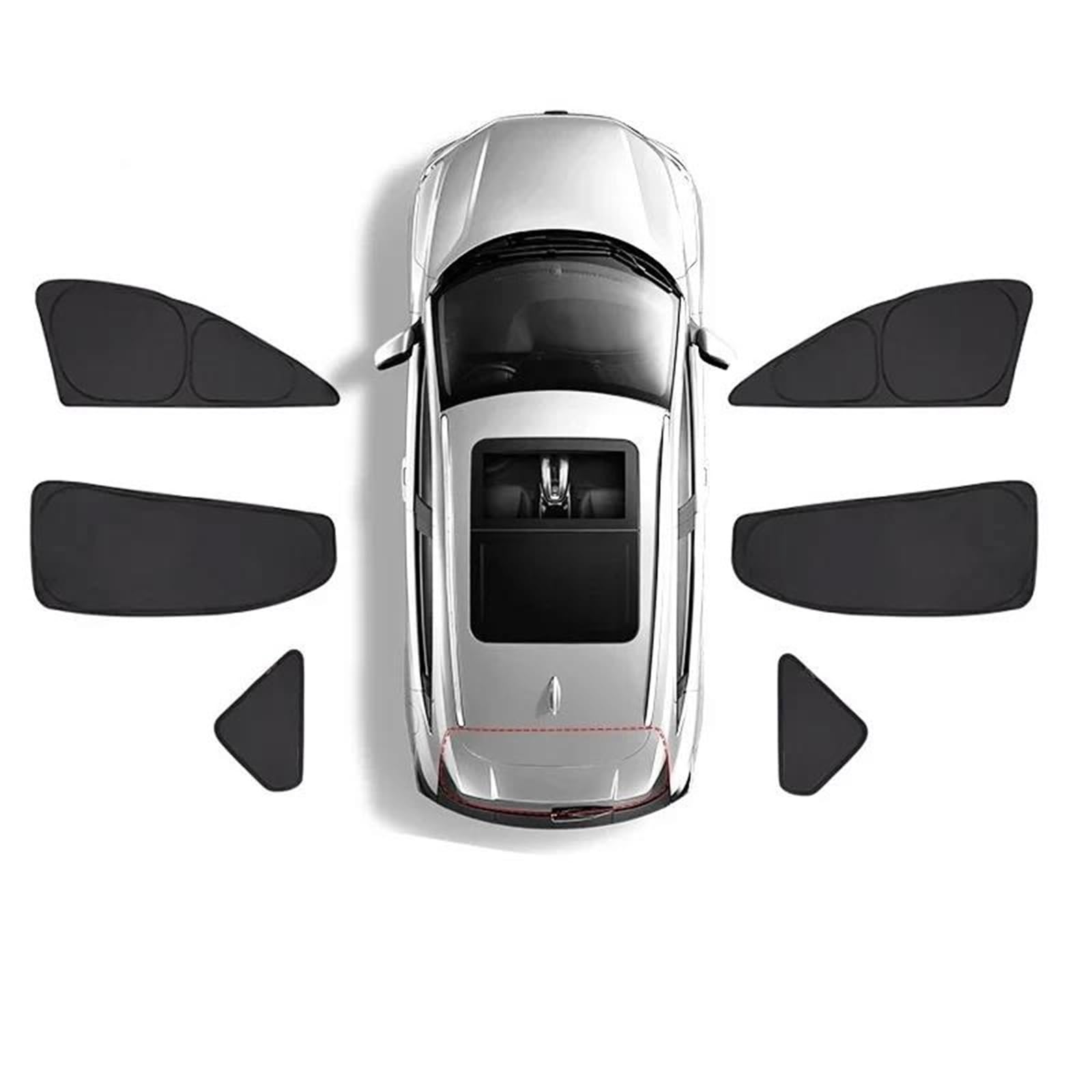 Para Land Per Rover Per Freelander 2 Per L359 2007-2015 Parasoles De Privacidad Protección Accesorios Plegables Parasol Coche Magnético(6PCS Side Windows)
