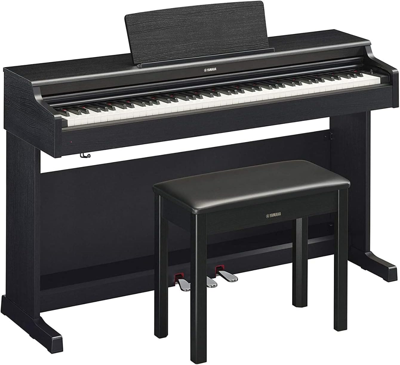 Yamaha YDP164 Arius Series Piano with Bench, Black