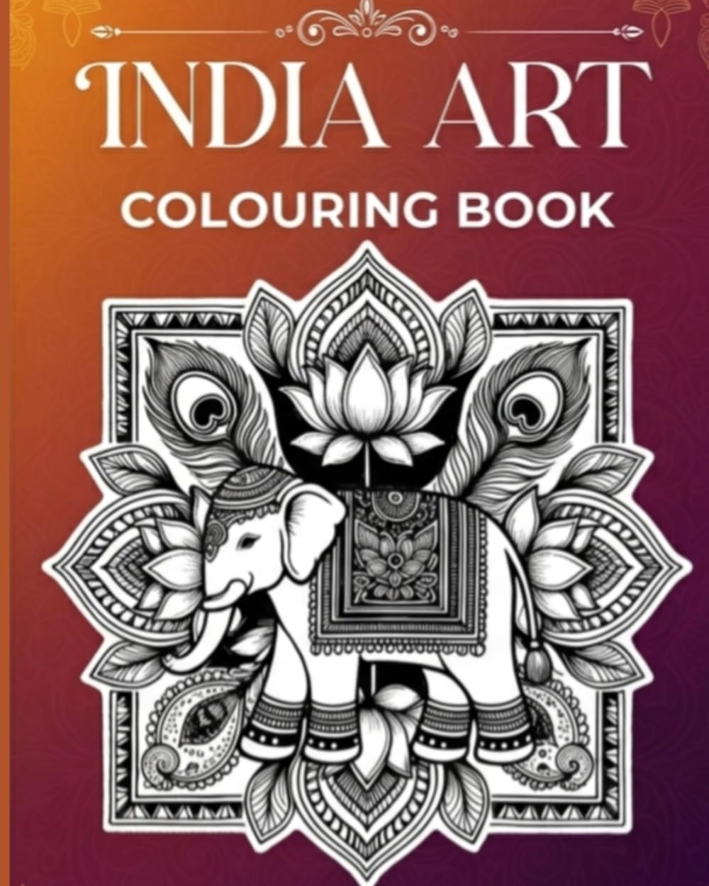 INDIAN ART COLOURING BOOK