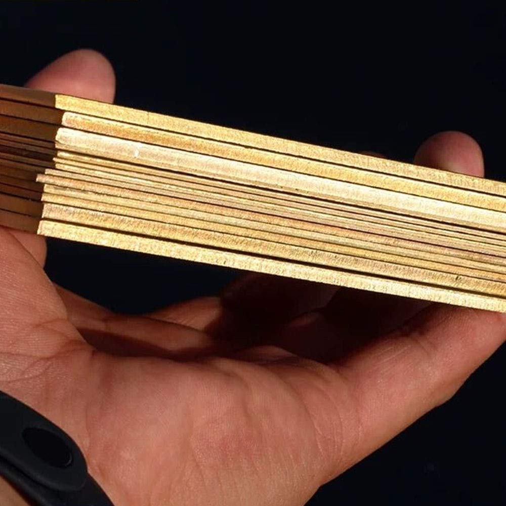 Lamiera in ottone H62 di prima qualità, piastra in ottone ad alta resistenza per fai da te, artigianato e fabbricazione, perfetta per uso domestico e professionale
