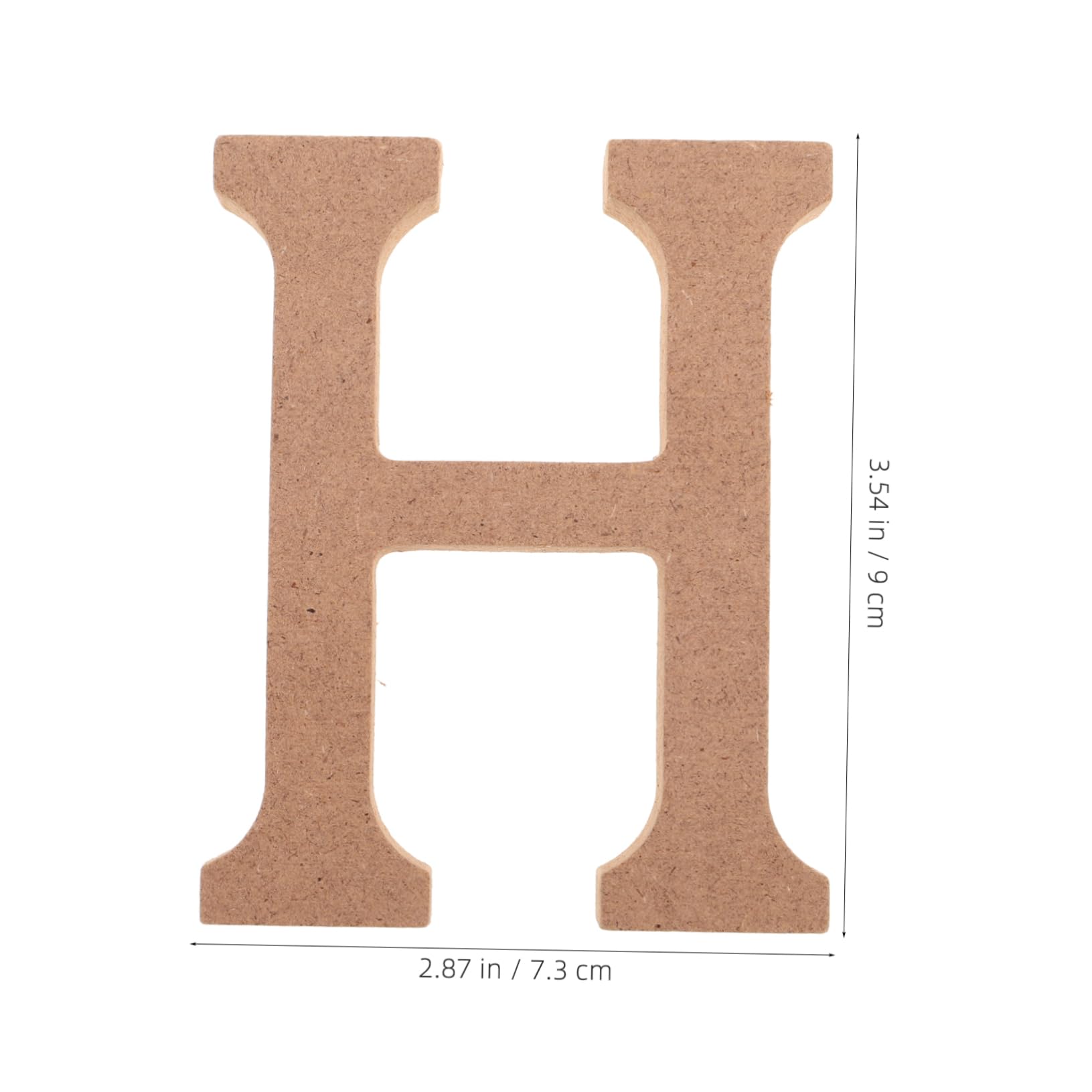 ibasenice 26pc Wooden Alphabet Letters for Wall Decor Diy Craft Home Decor Letter e