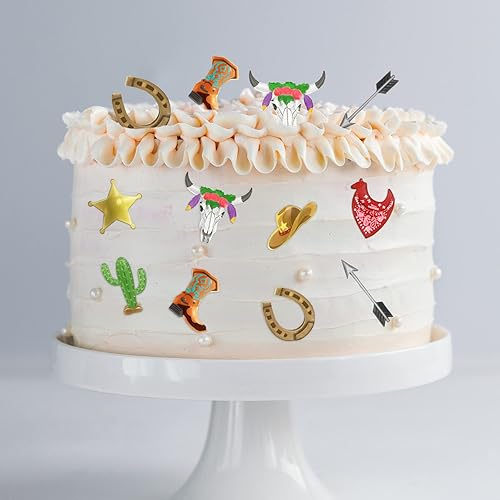 Miniatura 7 de Juego de 8 moldes de silicona para cabeza de toro botas de flecha de pluma estrella herradura casco molde de cactus moldes de chocolate para zapatos