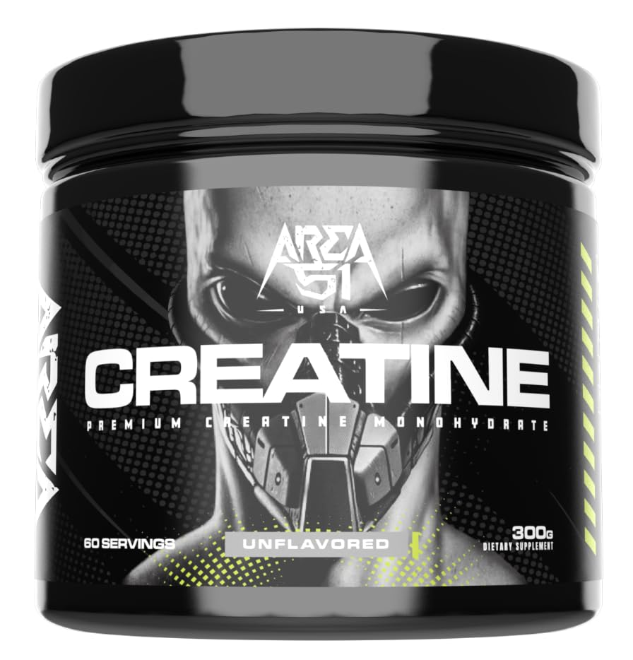 Premium Creatine Monohydrate | 5G Micronized Creatine Powder Per Serving | 60 Servings | 300G