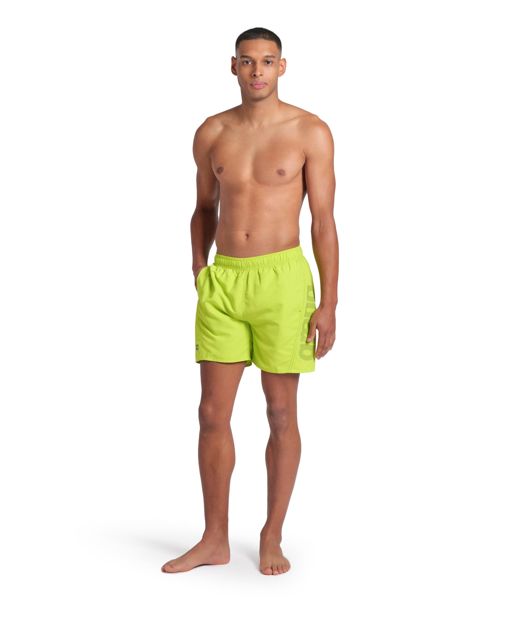 ARENA Fundamentals Arena Logo Boxer R Short de playa Hombre