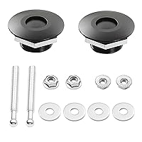 Vista 9 de STETION - Kit de cierre de liberación rápida para placa de matrícula, 4 piezas, 1.25 pulgadas de diámetro, aleación de aluminio para pernos de capó