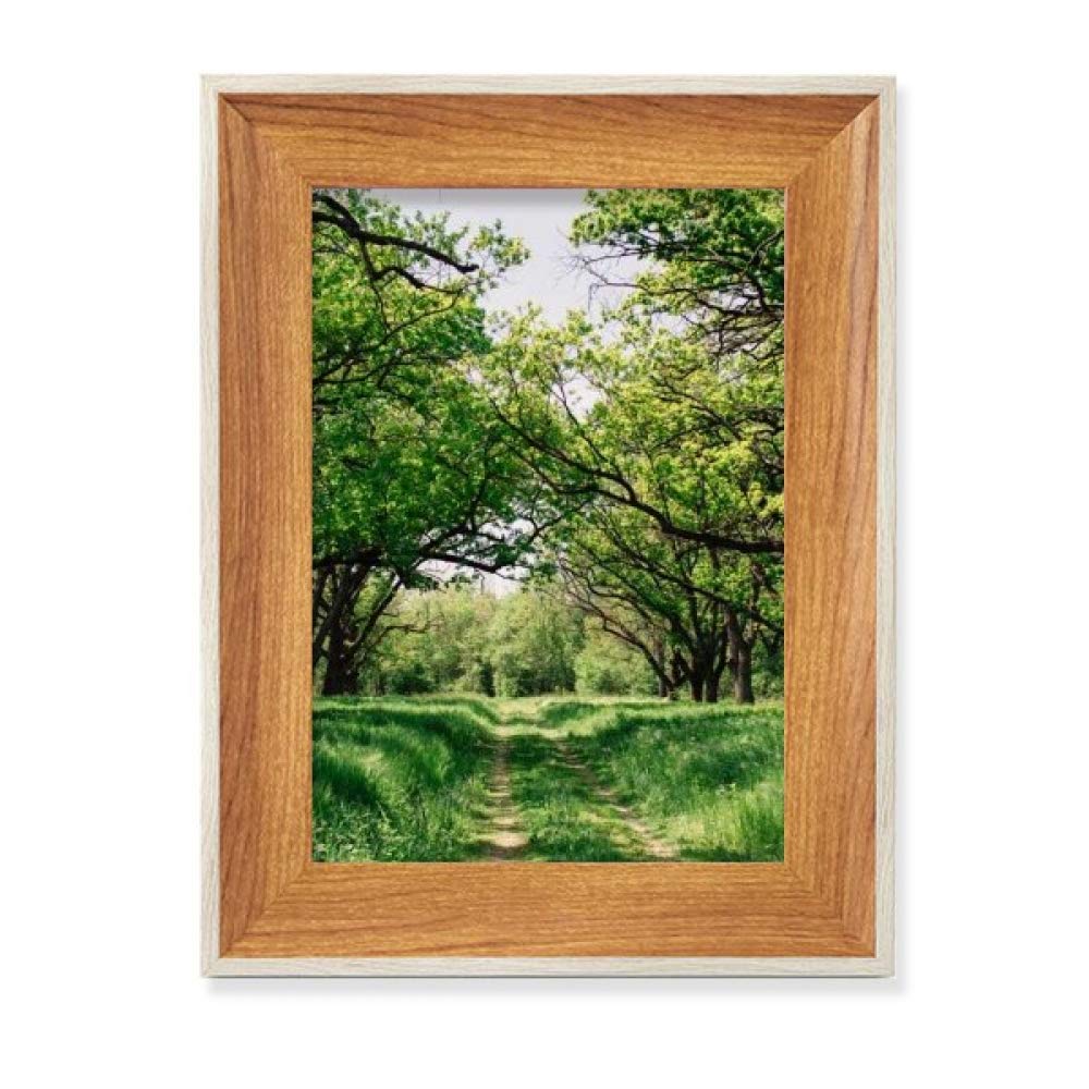 Cadre de photo en bois vert lumière pour peinture d'art