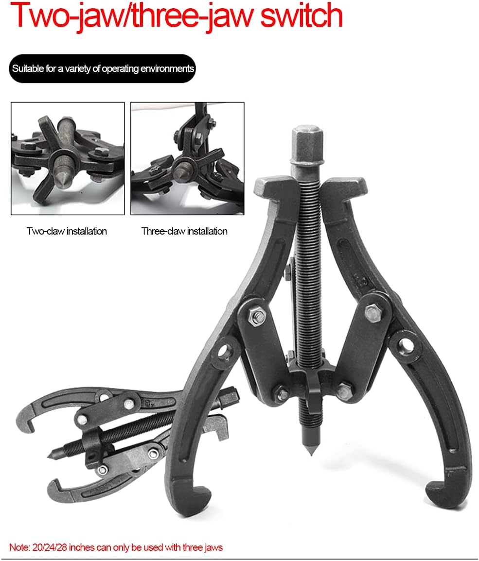 3-Jaw Gear Puller Adjustable 3-Jaw Puller Fits Most Late Model Vehicles,12inch