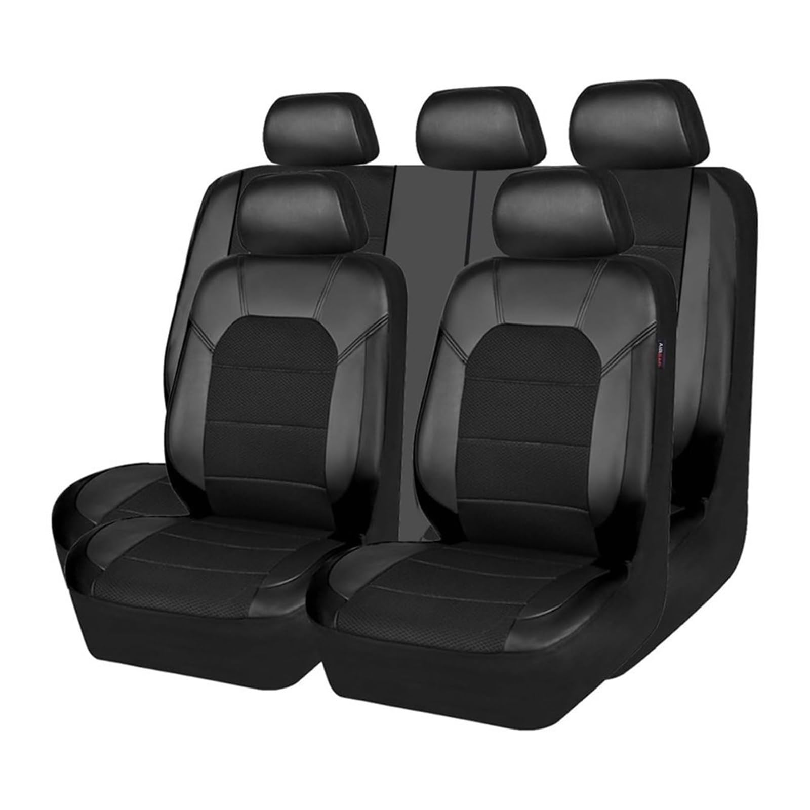 Leather Car Seat Cover Full Set Interior Accessories For Toyota For Land For Cruiser For Prado 120 Car Seat Cover(Black)
