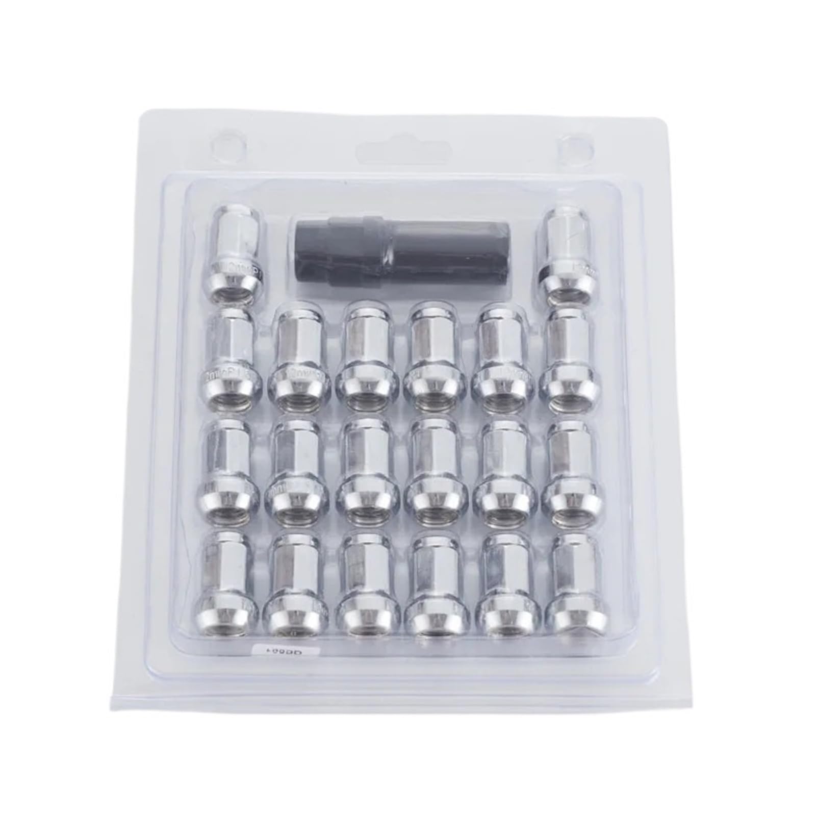 Dadi ad Alette M12x1,25 con Lunghezza Totale di 32 mm, Dadi for Ruote M12x1,5 con 1 Chiave a Bussola con esagono da 3/4" (19 mm) e 13/16" (21 mm) (Color : Sliver, Size : M12x1.5)