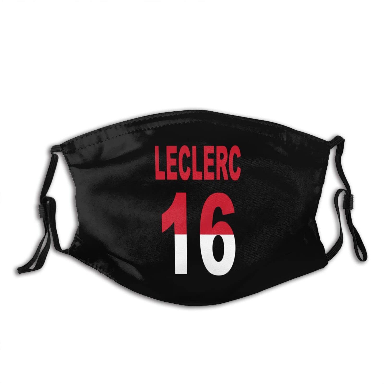 16 Charles Leclerc (3) Face Mask Adjustable Reusable Washable Balaclavas Mouth Cover For Men Women