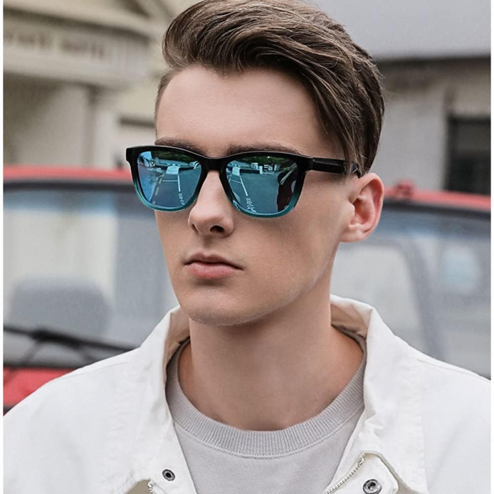 Fashion Polarized Sunglasses Men Mirror Square Sunglasses Women Retro Driver's Anti-glare Sun Glasses For Men