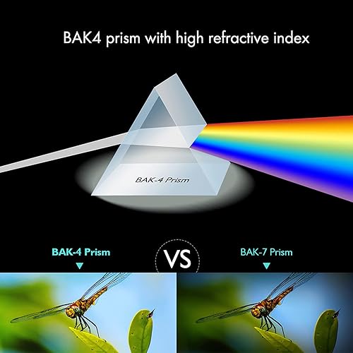 Miniatura 8 de Binoculars,10×42 Prism Waterproof Binoculars,Portable and Waterproof Compact Binoculars with Night,for Bird Watching,Travel,Concerts,Hunting,Hiking