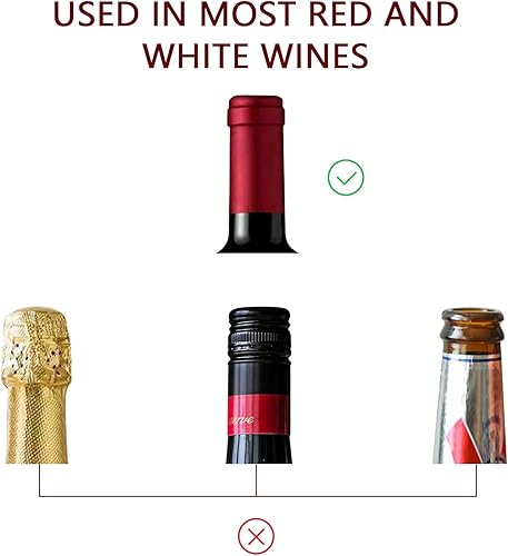 Miniatura 7 de Tapones de vino para botellas de vino con tapón de botella de vino al vacío de acero inoxidable con corchos de vino reutilizables de silicona, a