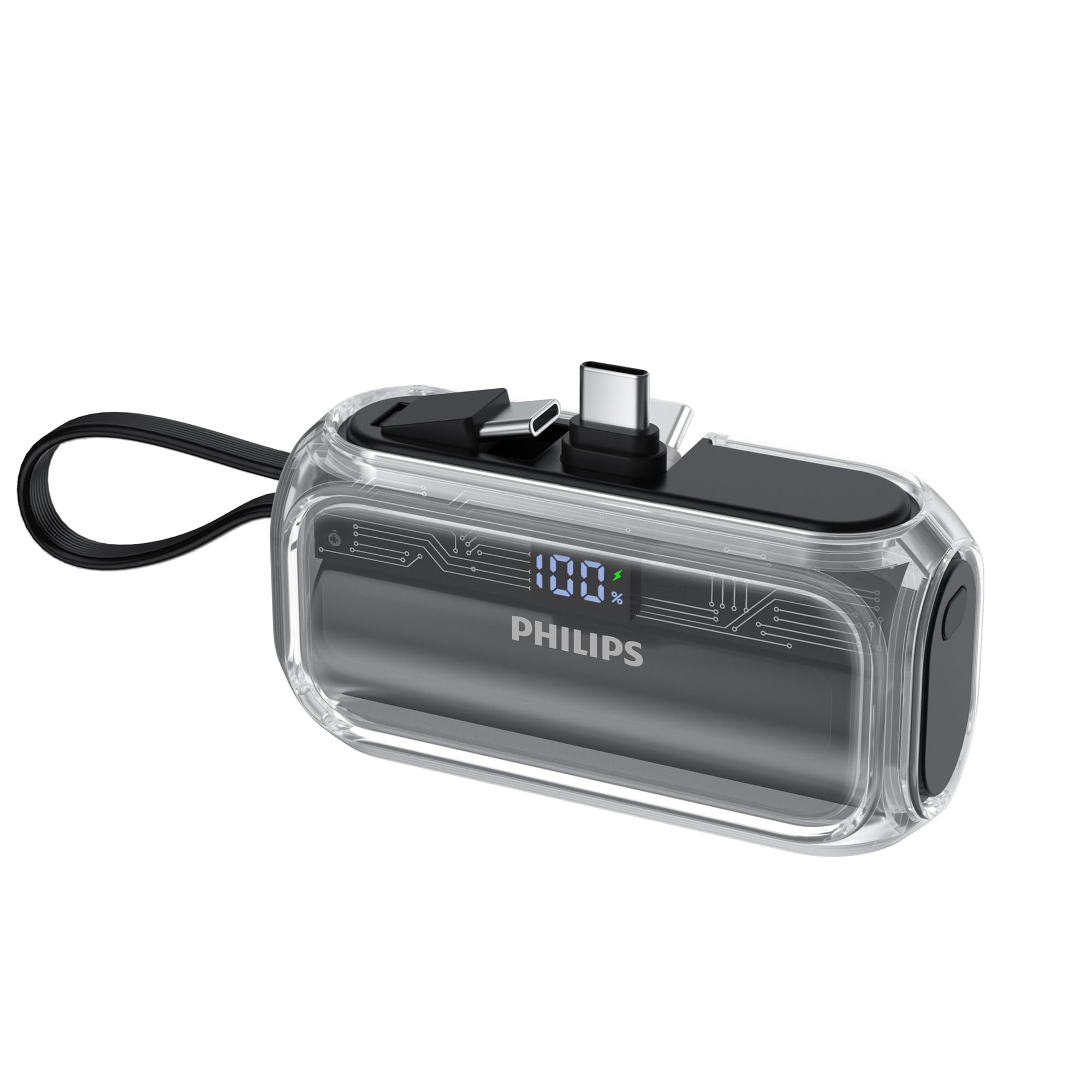 Amazon | Philips (フィリップス) モバイルバッテリー 5000mAh 小型