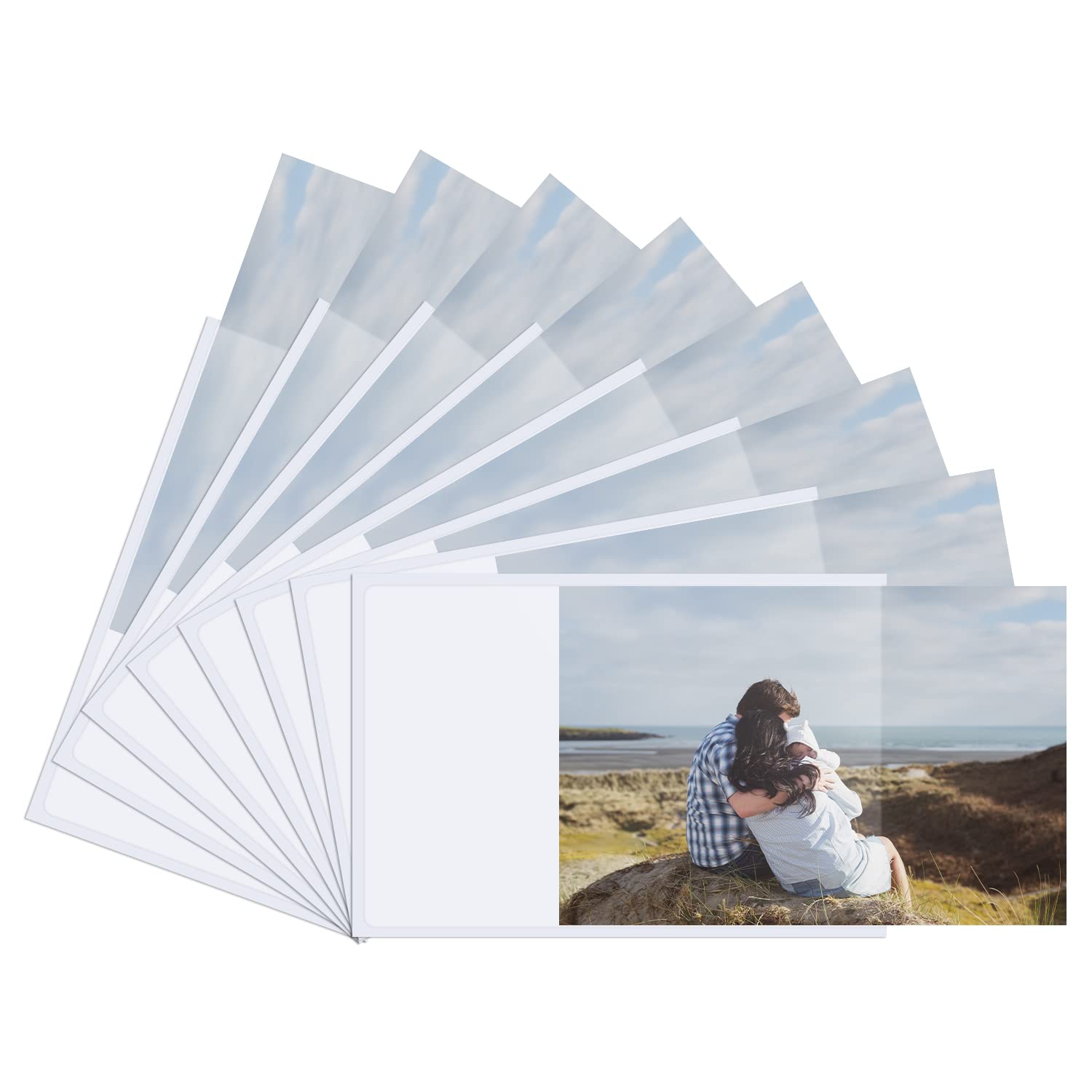 TurtleGrip Magnetic Refrigerator Photo Frames (Pack of 8) Photo Size: 4 x 6 inches (10 x 15cm) Reusable Black Magnet Fridge Photo Frame (B09SCYLD99) Amazon Price History, Amazon Price Tracker