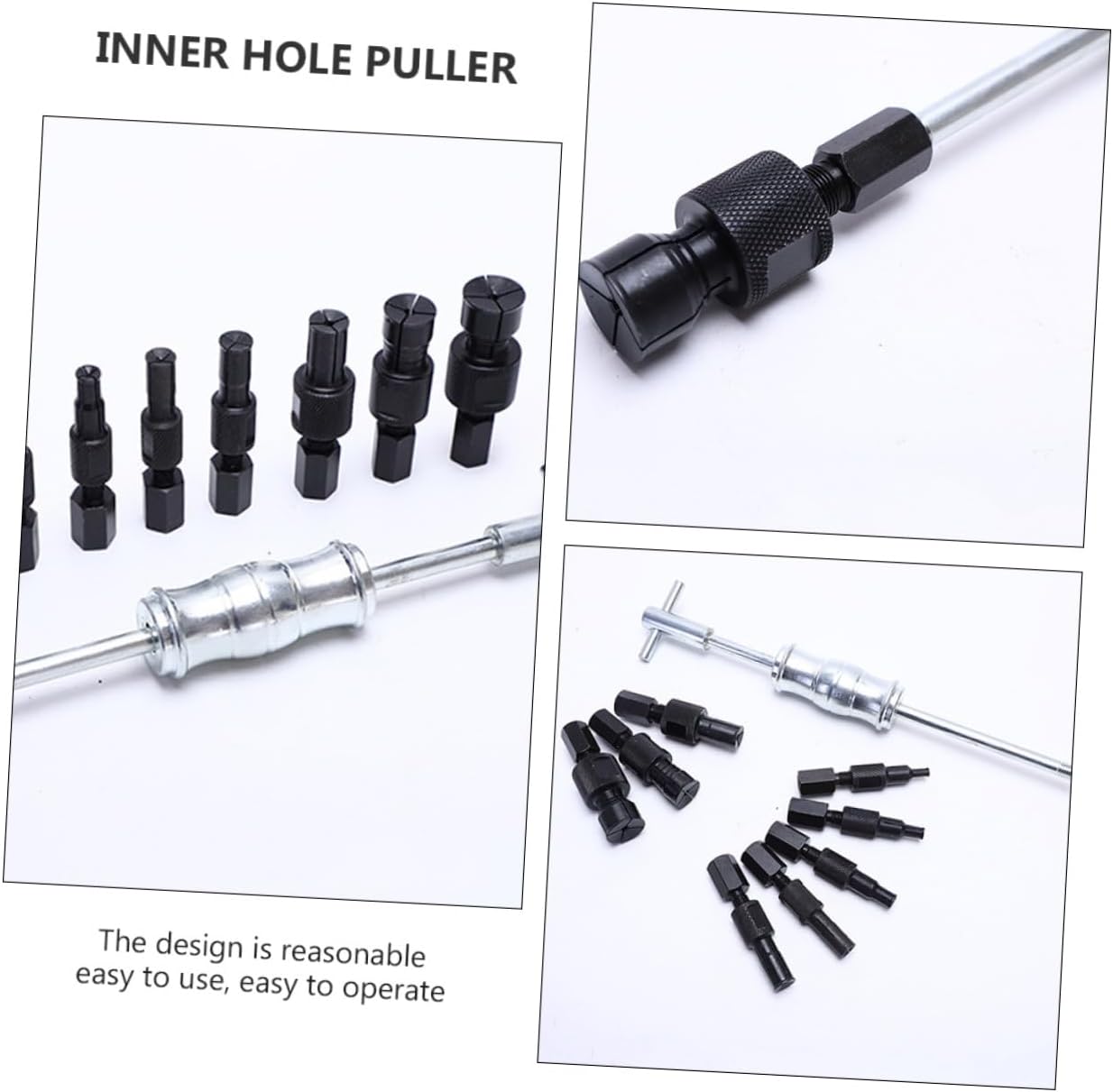 9pcs Inner Bearing Puller Kit Professional Removal Tool for Hub and Wheel