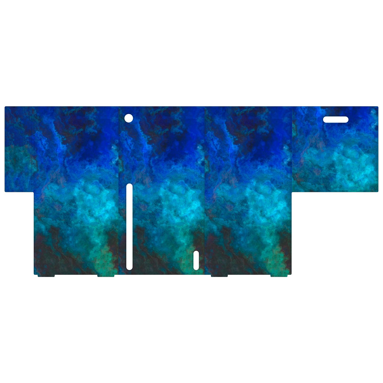 Head Case Designs Sous Licence Officielle LebensArt Malachit bleu Mix Art Enveloppement De Console De Jeu Et Skins Pour Manette De Jeu Ensemble compatible avec Xbox Series X