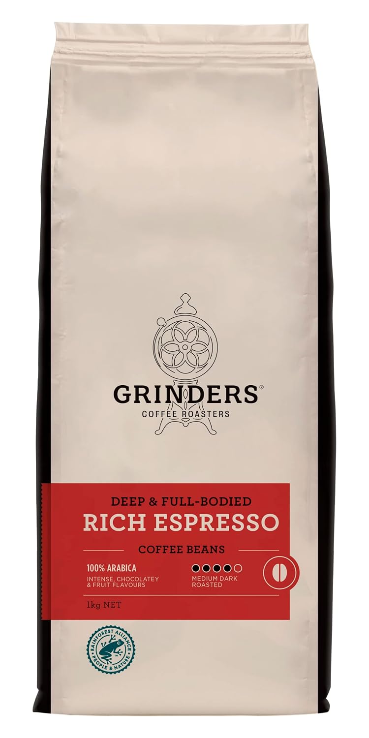 Grinders Rich Espresso Coffee Beans 1kg x 3